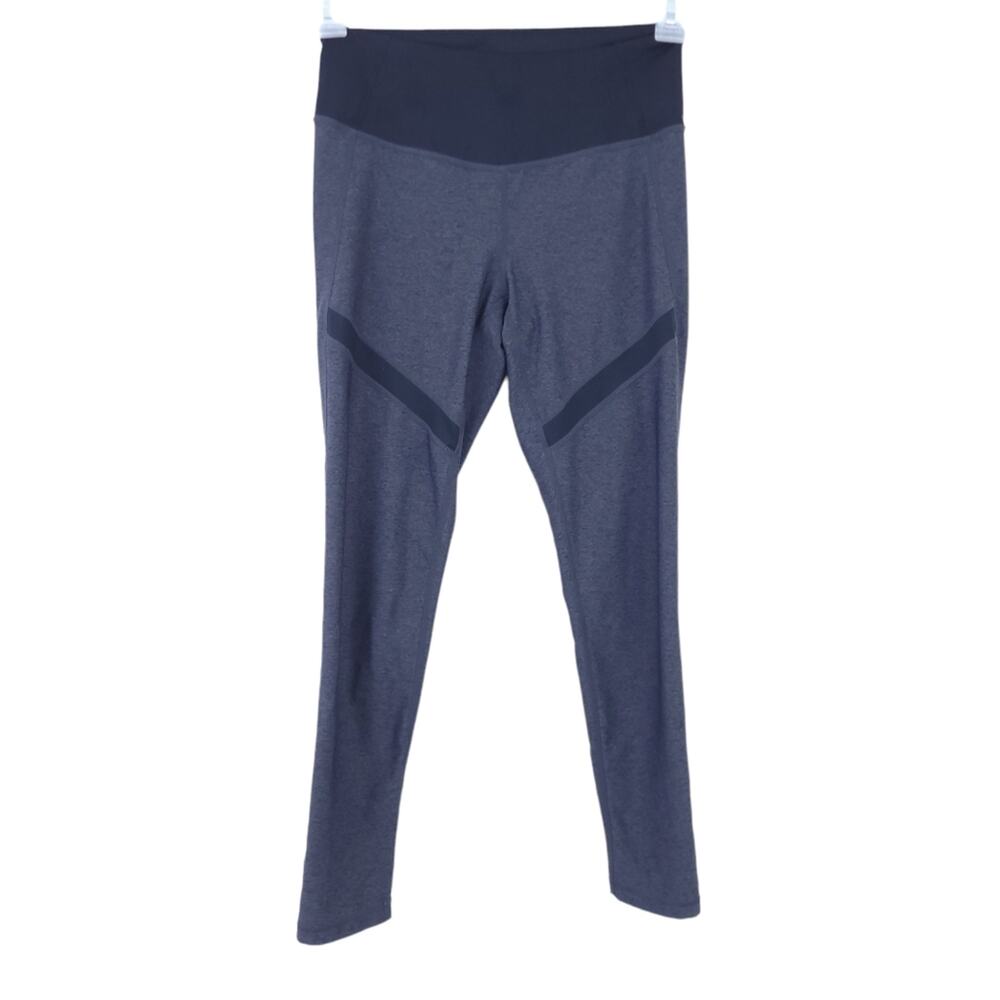 Z by Zella Leggings Small Gray Black Pants 25" Length Gym, Yoga, Running